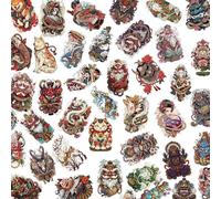Pack Of 50 Japanese Styled Tattooing Sticker Quality PET Body Decorative Decal Not Easy Fading Design For Decoration PET Material Sticker