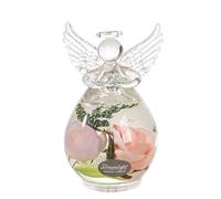 Pack of 6 Dreamlight, Figure, Angel Petit, Glass, pink, PU 6, L. 6 cm, W. 7 cm, H. 10 cm