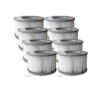 Pack Of 8 Replacement Filter Cartridges for Mspa Inflatable Pool, Jacuzzi