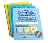 Pack Ortografía Divertida 1º Primaria: Cuadernos 1, 2 y 3 | Material de Refuerzo Actividades Sencillas | Editorial GEU: Ortografía Divertida Educación Primaria