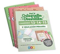 Pack Ortografía Divertida 5º primaria: Cuadernos 13, 14 y 15 | Material De Refuerzo Actividades sencillas | Editorial Geu (Niños de 10 a 11 años)