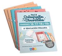 Pack Ortografía Divertida 6º Primaria: Cuadernos 16, 17, 18A y 18B | Material De Refuerzo Actividades sencillas | Editorial Geu (Niños de 11 a 12 años)