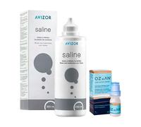 Pack Ozean 10ml + Saline 350ml: Solución Ojo Seco y Limpieza Lentillas | Sin Conservantes | Compatible con Todas las Lentes de Contacto | Alivia Sequedad y Enrojecimiento