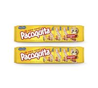 Pack Paçoquita - 2x216g | Tradicional Dulce de Cacahuete Brasileño | Snack Energético Sin Gluten, Ideal para Lanches y Postres