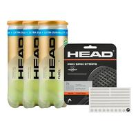 Pack Pádel - Head EVO Extreme 2025 & Rezztek Pro Spin Strips | Para Palas Pádel, Pack para Máximo Spin y Control Óptimo