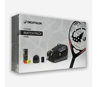 Pack pádel Kuikma Partido - Pala de pádel + Mochila + Pelotas, gorra y muñequera Talla única