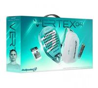 Pack pala de pádel bullpadel vertex 04 pro line w 2026/ incluye 3 accesorios