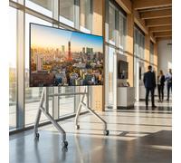 Pack pantalla 4K Sony BRAVIA BZ40L 85’’ + soporte móvil Neomounts Solución móvil para cartelería digital profesional 24/7, con pantalla 4K Sony de 85