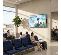 Pack pantalla Philips D-Line 50" + soporte mural Pack con pantalla Philips D-Line de 50" y soporte mural ultrafino: una solución profesional para