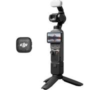 Pack para Creadores dji Osmo Pocket 4, cámara para videovlogs de Bolsillo con estabilizador, 1″ CMOS y 4K/240 fps, estabilización de 3 Ejes, Zoom 2× sin pérdidas, Almacenamiento Interno de 107 GB