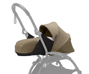 Pack para Recién Nacido 0+ Stokke YOYO, Toffee - Incluye colchón, dosel extensible y arnés de cinco puntos - Requiere chasis YOYO (se vende por separado)