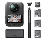 Pack para vlog dji Osmo 360, Cámara para Vlog | Cámara 360 Vlogs con Mic Mini transmisor, vida útil de batería extendida con 3 baterías, video 360° en 8K nativo