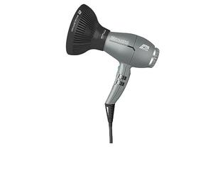 Pack Parlux Digitalyon con Difusor Magic Sense, Secador de cabello profesional con iones negatrivos, Muy ligero y potente, Fabricado en Italia, Color gris glitter