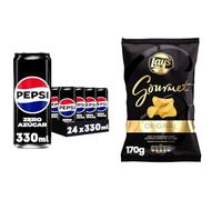 Pack Pepsi Zero 24 latas 330ml + Lay's Gourmet 5 x 170gr