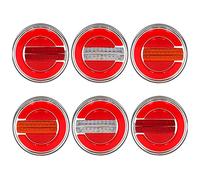 PACK PILOTOS LED NEON REDONDOS 4 FUNCIONES INTERMITENTES DINAMICOS 12V 24V HOMOLOGADOS
