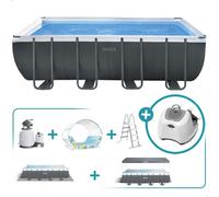 Pack piscina desmontable rectangular ultra xtr 5,5 metros 6 accesorios