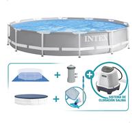 Pack piscina desmontable redonda prism frame ø366x76 cm 5 accesorios
