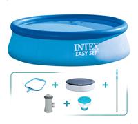 Pack piscina hinchable redonda easy set 4 metros 5 accesorios
