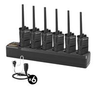 Pack PREMIUM de 6 Motorola XT420 + 6 Auriculares Bodyguard + Cargador Múltiple