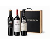 Pack Premium de Vinos Ribera del Duero - 3 Botellas (Cair Cuvée, Mauro, Emilio Moro) con Caja de Madera - Selección Gourmet- MYSECRETWINE-