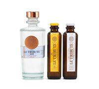Pack Premium Le Tribute | Ginebra Le Tribute Fresh Gin 700 ml + Le Tribute Ginger Beer 200 ml + Le Tribute Tonic Water 200 ml | Kit para Gin Tonic y Cócteles Premium -MYSECRETWINE-