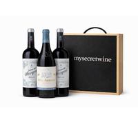 Pack Premium Rioja - 2 Botellas Lomas del Marqués Crianza + 1 Viña Ardanza Reserva - Estuche de Madera - Selección de Vinos Tintos de Rioja -MYSECRETWINE-