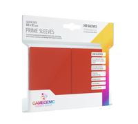 Gamegenic, GGS11015ML Prime SleevesCard Deck Holde, Red, 100 Pack