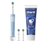 Cepillo dental electrico braun oral - b vitality pro blanco + 2 cabezales y dentifrico