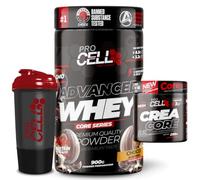 PACK Procell Proteinas Whey Advanced 900Gr (Choco Surprise) + Creatina monohidratada 200Gr + Shaker "REGALO" Gana masa muscular, Fuerza, Resistencia, Tonificacion muscular, Recuperacion deportiva