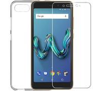 Pack protección Funda y protector de pantalla para Wiko Tommy 3
