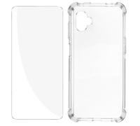 Pack protección Galaxy Xcover 6 Pro Carcasa reforzada + Cristal templado transp