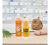 Pack Protección Infantil: Stick de Árnica Cata Pum (15ml) + Spray Repelente de Insectos - Alivio Inmediato para Golpes y Protección Eficaz contra Picaduras de Mosquitos.