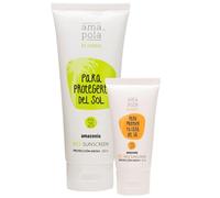 Pack Protector Solar Corporal y Facial FPS 25 - Protección Mineral, Vegano, Ecológico y Biodegradable - Incluye Crema Corporal 200 ml y Facial 50 ml