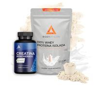 Pack Proteina y Creatina | Proteina Isolada 500g Neutra y Creatina Creapure Comprimidos | Proteina sin azúcar + Creatinas Monohidrato Creapure