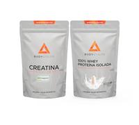 Pack Proteina y Creatina | Proteina Isolada 500g Neutra y Creatina Creapure Polvo 500g| Proteinas sin azúcar + Creatinas Monohidrato Polvo