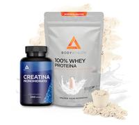 Pack Proteina y Creatina | Proteina Whey 500g Neutra y Creatina 240 Comprimidos | Proteinas sin azúcar + Creatinas Monohidrato