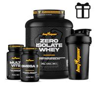Pack BigMan Zero Whey Protein Isolate 2 kg (4,4 Lbs) + Multi-Vits 60 caps + Fish Oil Omega 3 90 caps (Chocolate)