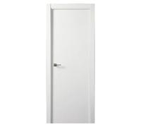 Pack puerta de interior KNP con manilla R-707 S (62,5 x 203 cm, Apertura según normativa: Derecha, Blanco, Alveolar)