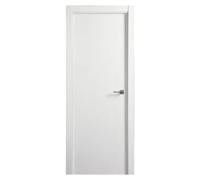 Pack puerta de interior KNP con manilla R-707 S (82,5 x 203 cm, Apertura según normativa: Izquierda, Blanco, Alveolar)
