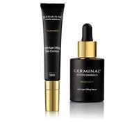 Pack Radiance Sérum Facial + Contorno de Ojos - Tratamiento Iluminador Antiedad para Rostro y Ojos - Reduce Ojeras, Bolsas y Signos de Fatiga - Piel Radiante y Uniforme