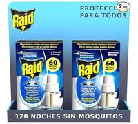 Pack Recambios Líquido Raid Anti Mosquitos 2 Unidades 120 Noches