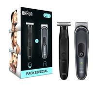 Pack Recortador Corporal BRAUN Series 5 BG5360 con 4 Accesorios y Recortador de Barba XT3100 con 3 Accesorios