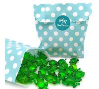 Pack regalo 12 Perlas de baño aromatizada en forma de rana - Con aceite de soja - Hidratante y aromática - Hidrata, suaviza y perfuma la piel - Aroma Manzana