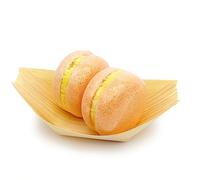Pack Regalo 2 Macabombs Aroma Melocotón - Bombas de baño hidratantes con aceite de aguacate, manteca de karité, manteca de cacao y sales de mar