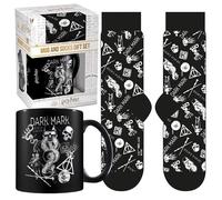 Pack regalo Harry Potter Pyramid taza cerámica 315ml calcetines algodón 41-45 caja visible