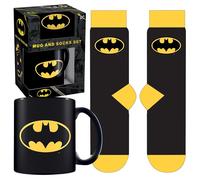 Pack regalo Pyramid Batman taza cerámica 315ml y calcetines algodón 41-45 caja ventana
