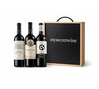 Pack Regalo Vino Tinto Ribera del Duero - Pago de Carraovejas + Emilio Moro + Cantamuda Parcela 64 - Estuche de Madera - 3 Botellas - Mysecretwine