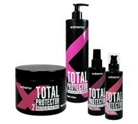 Pack Reparador Capilar Molecular Plex: Champú + Mascarilla + Crema + Spray - Hidratación, Reconstrucción y Protección para Cabello Dañado y con Frizz