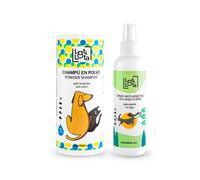 PACK REPELENTE LOTI LOTA, champú en polvo anti insectos + spray repelente anti insectos para perro