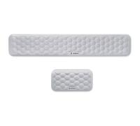 PACK REPOSAMUÑECAS SUBBLIM ERGO AIRPADDING RATON TECLADO PLATEADO